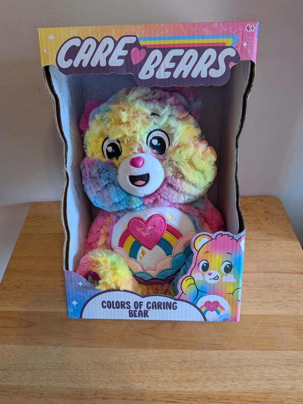 Care Bears Rainbow Plush Bear Multicolor Soft Toy